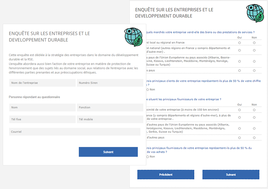 Des questionnaires responsive, de qualité