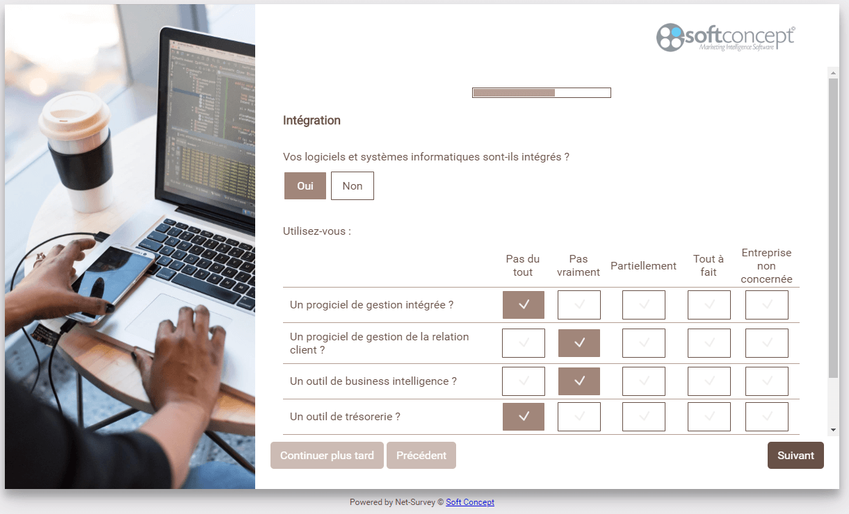 Créez facilement de superbes questionnaires