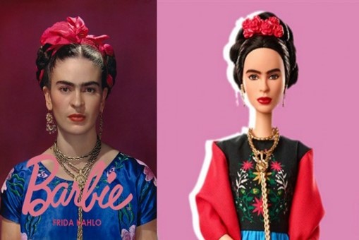 Barbie Frida Kahlo et David Bowie