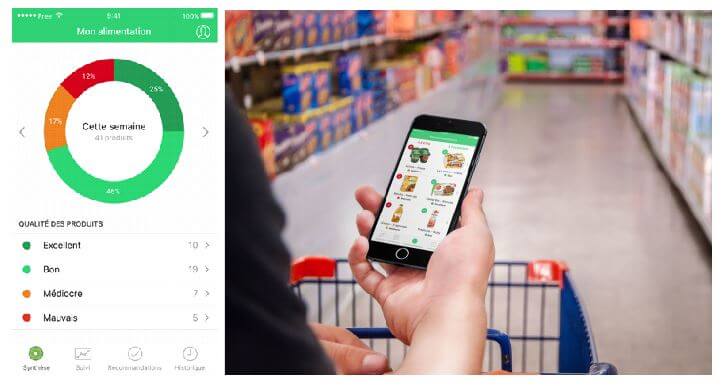 La visualisation des données dans l’application Yuka