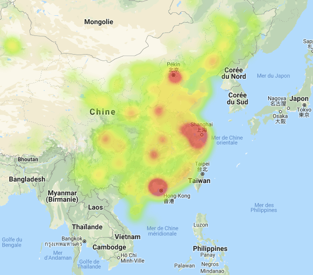 Carte Pinduoduo Chine