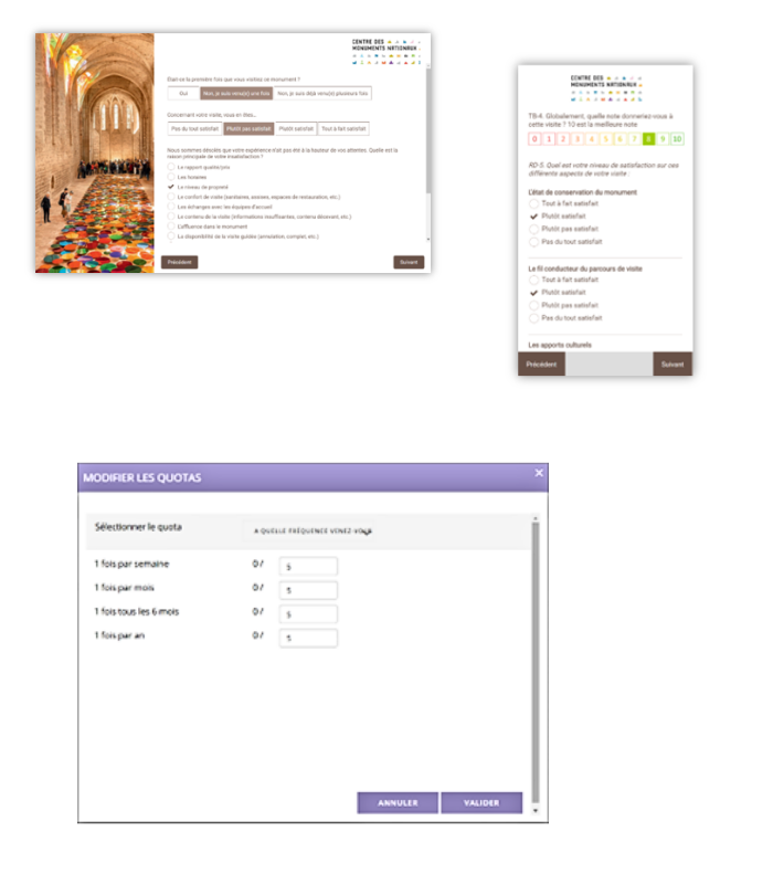Interface CATI multi-source permettant de gérer des enquêtes issues de différents canaux.